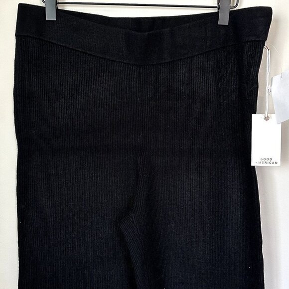 NWT Good American Double Knit Rib Slim Pant - Size 4 (XL) - Picture 7 of 11